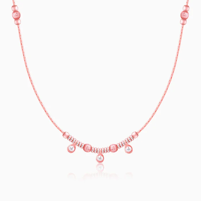 Best necklaces and pendants with matching earrings for a coordinated, elegant look-Rose Gold Elegant Charm Necklace