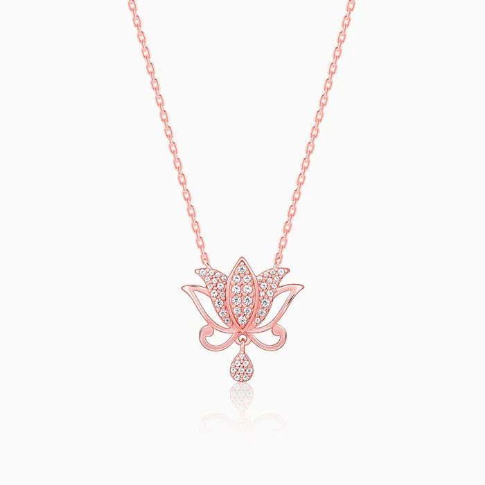 Best necklaces and pendants with butterfly pendants for a delicate, light style-Rose Gold Salikan Necklace