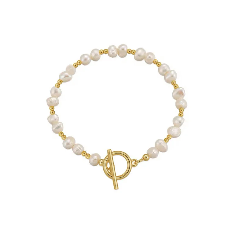 Bracelets with floral motifs for romantic touch -Corsica Pearl Bracelet