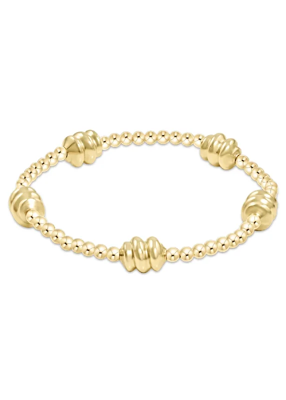 Bracelets with spiral designs for eye-catching twist -ADMIRE BRACELET - GOLD