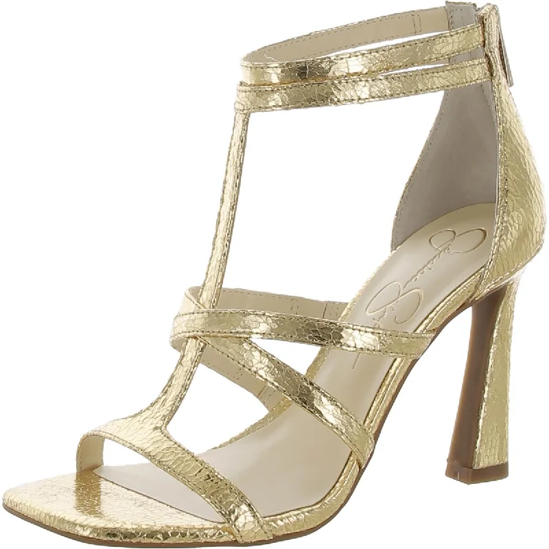 Comfortable sandals for women with padded straps and soft footbed for long wear-Jessica Simpson Womens Strappy Heels