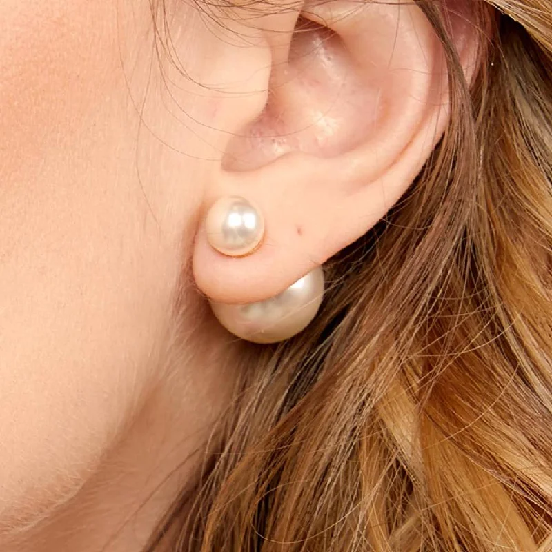 Oval Drop Earrings for Grace -It Takes Two Pearl Earrings